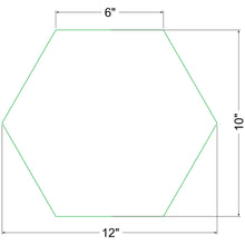 Load image into Gallery viewer, Hexagon Stepping Stone Mold - DIY Concrete Cement Path Maker for Garden Walkway - Decorative Hexagonal Pathway Mold