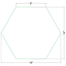 Load image into Gallery viewer, Hexagon Stepping Stone Mold - DIY Concrete Cement Path Maker for Garden Walkway - Decorative Hexagonal Pathway Mold