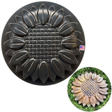 Load image into Gallery viewer, Flower Durable Stepping Stone, DIY Concrete Cement Mold for Garden Walkway - Flower Statue, Decor for Garden Mold