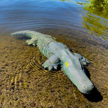 Load image into Gallery viewer, Crocodile Alligator Garden Decor Mold, Concrete Cement Mold, Croc for Garden Figure, DIY Outdoor Decor, Crocodile Statue for Garden