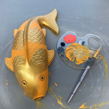 Load image into Gallery viewer, Fish Koi Garden Decor Mold, Concrete Cement Mold, Fish for Garden Figure, DIY Outdoor Decor, Koi Statue for Garden. One Mold - 2 Fish