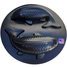 Load image into Gallery viewer, Fish Koi Garden Decor Mold, Concrete Cement Mold, Fish for Garden Figure, DIY Outdoor Decor, Koi Statue for Garden. One Mold - 2 Fish