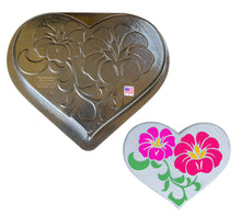 Load image into Gallery viewer, Heart Stepping Stone Mold, Heart Garden Decor Mold, Outdoor Statue