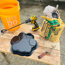 Load image into Gallery viewer, Dog Cat Paw Print Stepping Stone Mold, Textured Mold for Non-Slip Stepping Stones