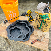 Load image into Gallery viewer, Dog Cat Paw Print Stepping Stone Mold, Textured Mold for Non-Slip Stepping Stones