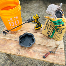 Load image into Gallery viewer, Dog Cat Paw Print Stepping Stone Mold, Textured Mold for Non-Slip Stepping Stones