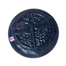 Load image into Gallery viewer, Dragonfly Round Stepping Stone Mold, Concrete Cement Mold, Stepping Stones for Garden Walkway, DIY Walkway Stepping Stones, Round Statue for Garden, Round Garden Decor Mold