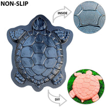 Load image into Gallery viewer, Turtle Stepping Stone Mold, Turtle Garden Decor Mold