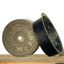 Load image into Gallery viewer, 25-45 LB Concrete Cement Weight Plate Mold, Mold for DIY Olympic Barbell Weights, 13" Dia