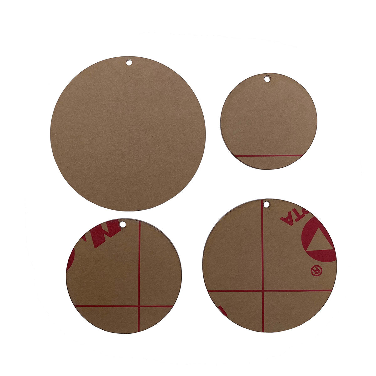Acrylic Clear Circles with a hole for crafts, vinyl projects, blank or –  AUTUMN