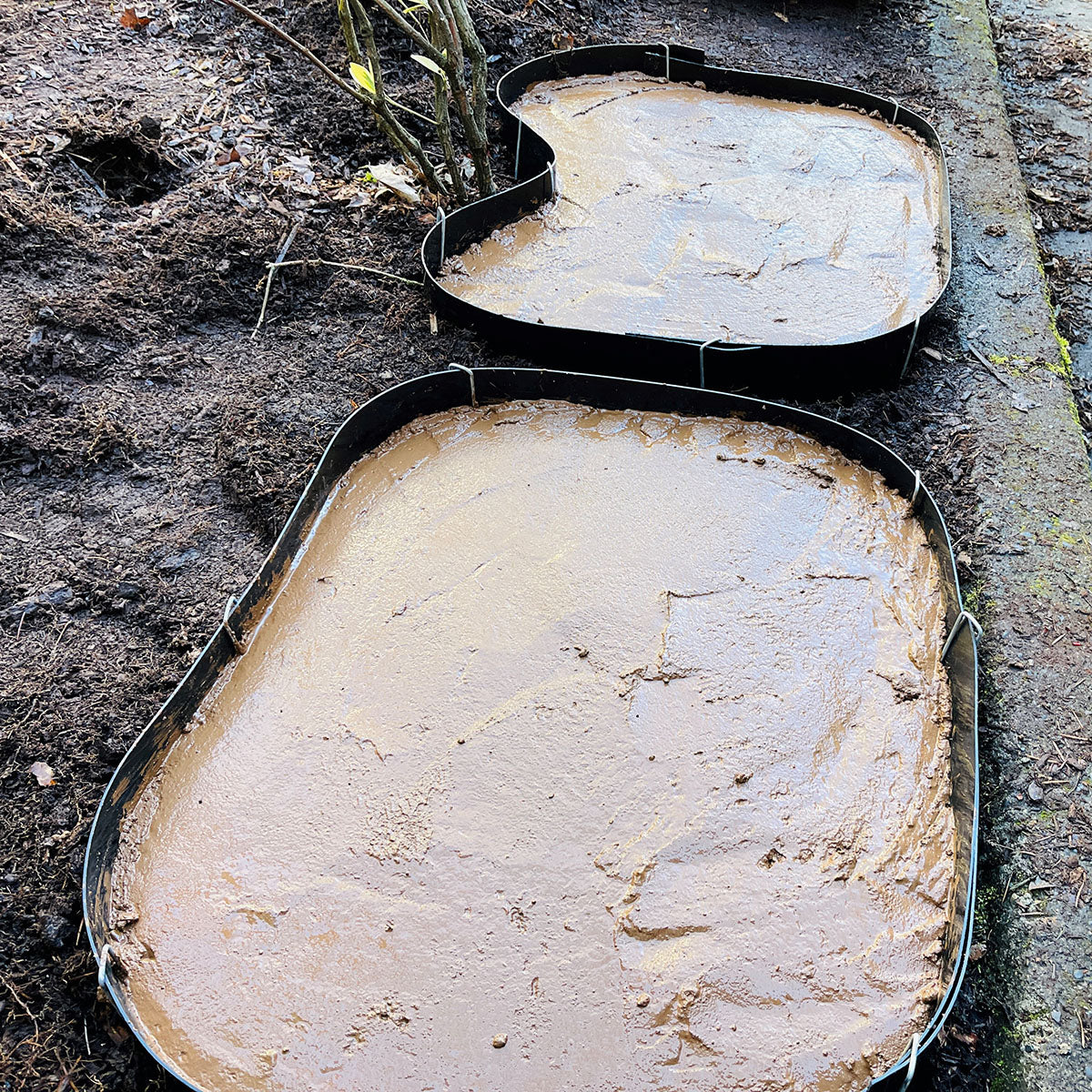 Aazon.co: Cat & Bird In The Flower Garden Stepping Stone Plastic Old - Foto 9