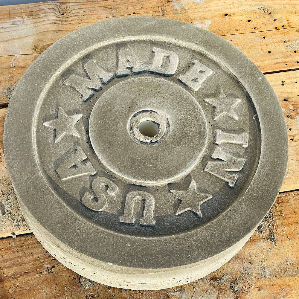 25-45 LB Concrete Cement Weight Plate Mold, Mold for DIY Olympic Barbe –  AUTUMN
